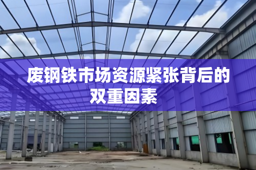 废钢铁市场资源紧张背后的双重因素  