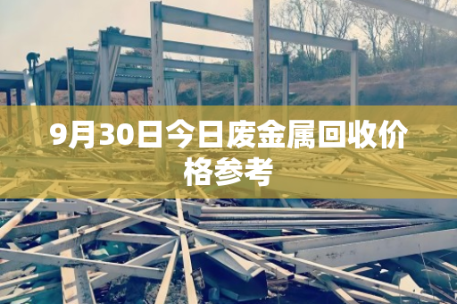9月30日今日废金属回收价格参考 9月30日今日废金属回收价格参考